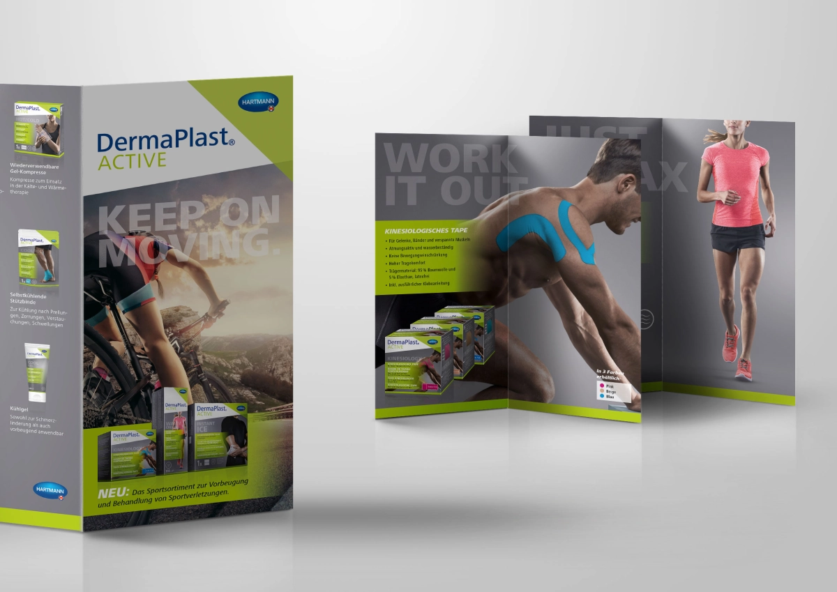 Patientenflyer DermaPlast Active